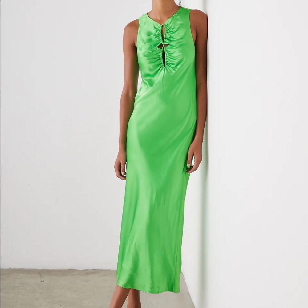 NWT Rails Fiona dress in vibrant green absolutely STUNNING